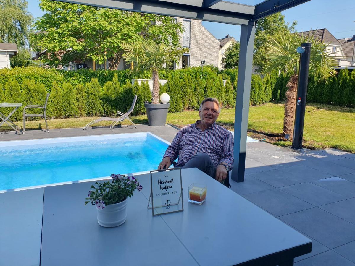 Grosszuegige Unterkunft Mit Terrasse Oberbrechen Exteriör bild